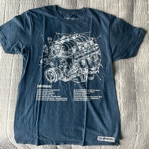 Hoonigan car engine tee size S